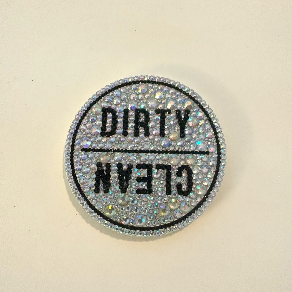 Sparkling Rhinestone Dishwasher Sign